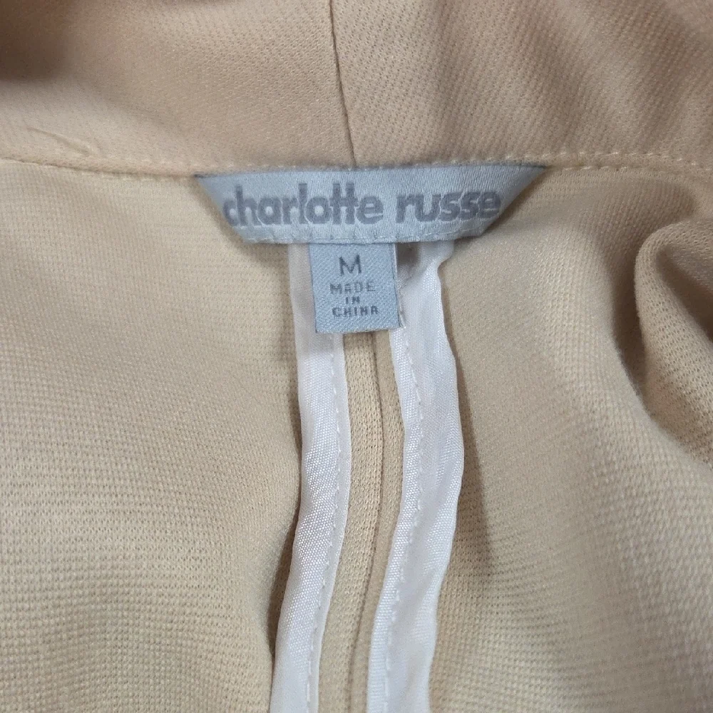Charlotte Russe tailored cream